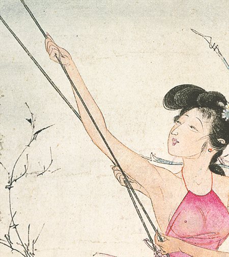 雁江-胡也佛的仕女画和最知名的金瓶梅秘戏图